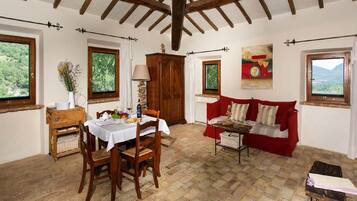 Fireplace, table tennis