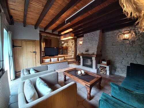 Ferienhaus auf einem Bauernhof mit Aussicht