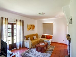 TV, fireplace, DVD player