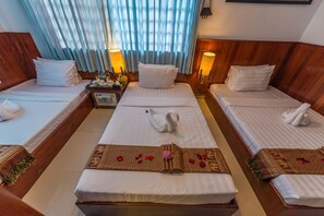 Deluxe Triple - Free Airport pick up | View from room - Travellerhome Angkor (Siem Reap)