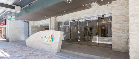 EntrĂ©e de lâhĂ©bergement