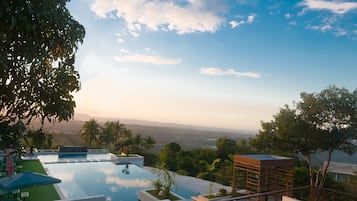 2 buitenzwembaden, zwembadcabana's (toeslag)