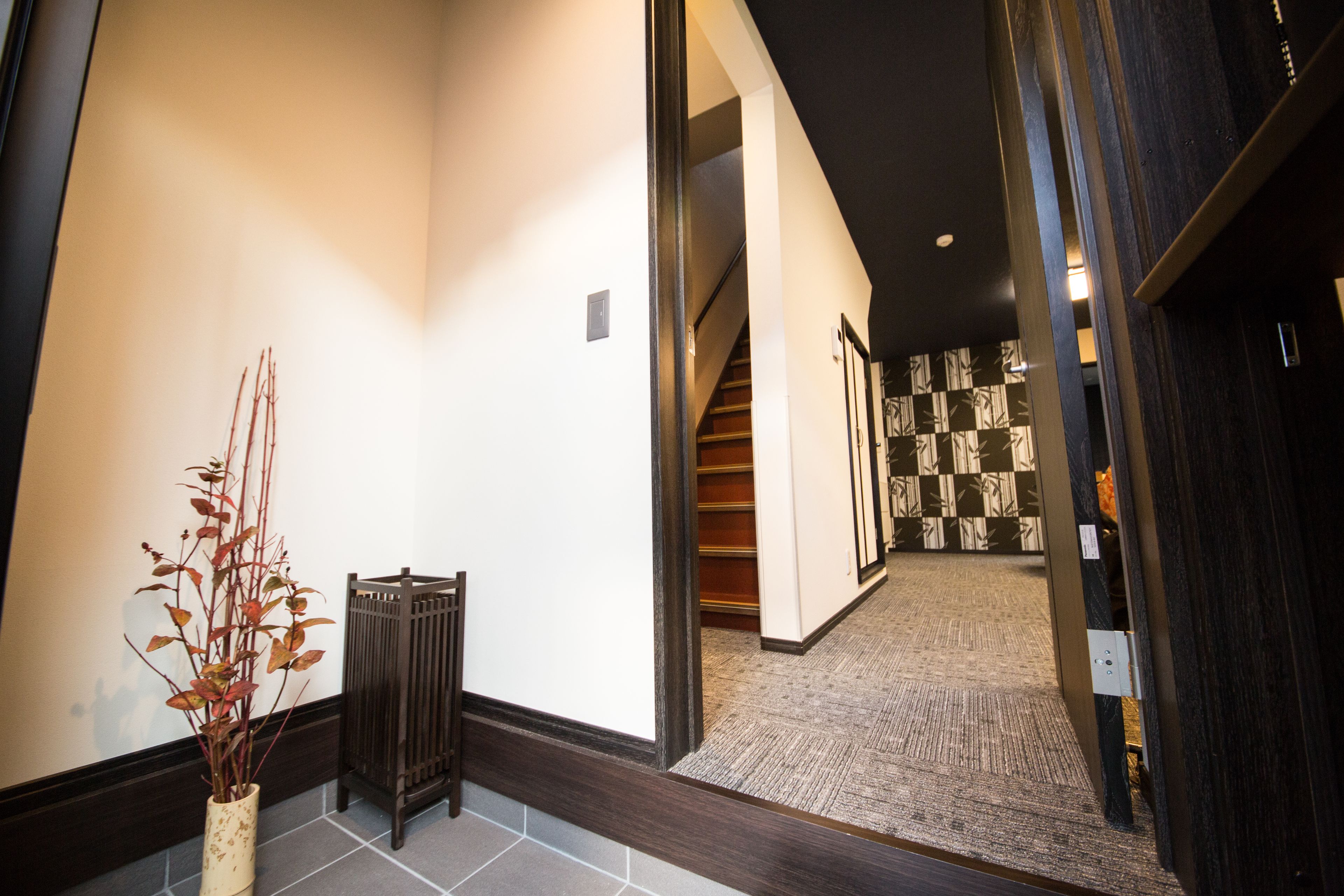 Interior entrance