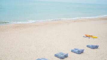 On the beach