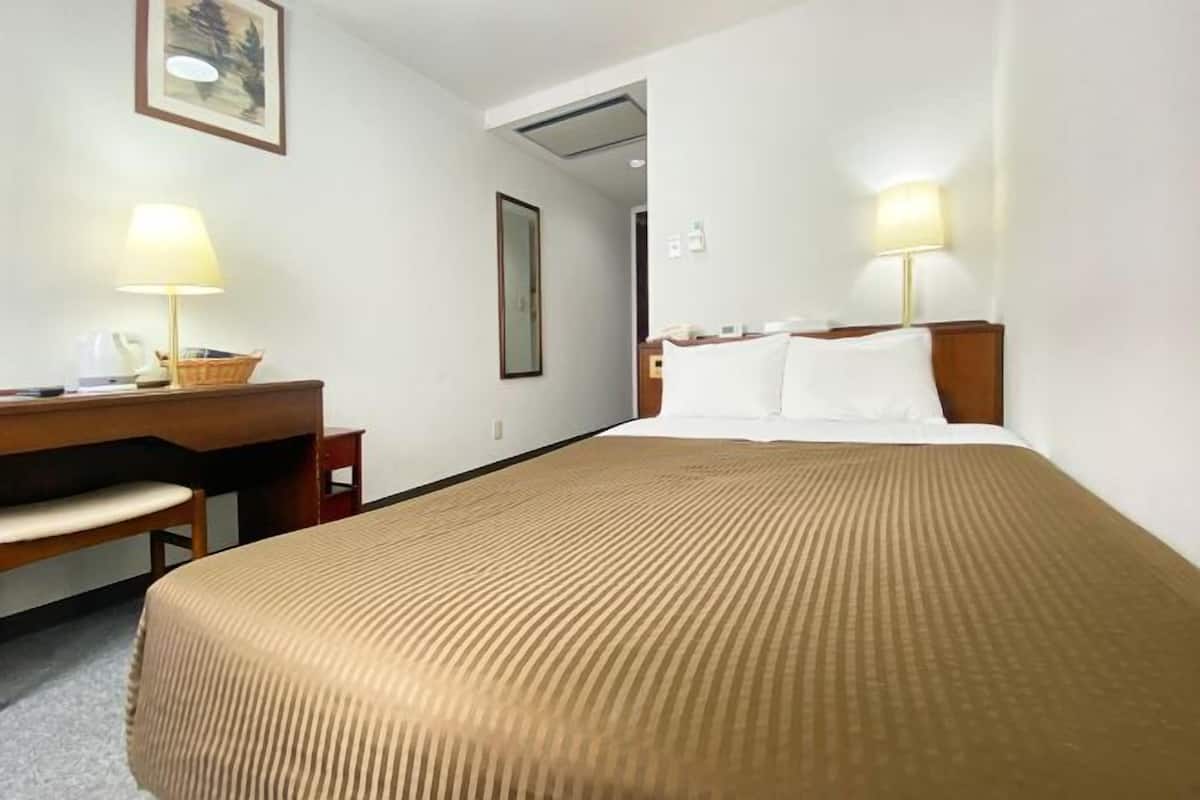 Desk, blackout curtains, iron/ironing board, free WiFi