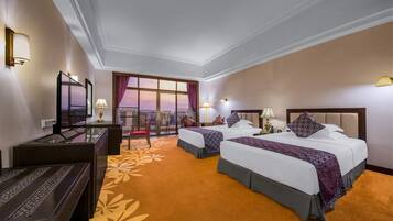 Minibar, in-room safe, desk, blackout curtains