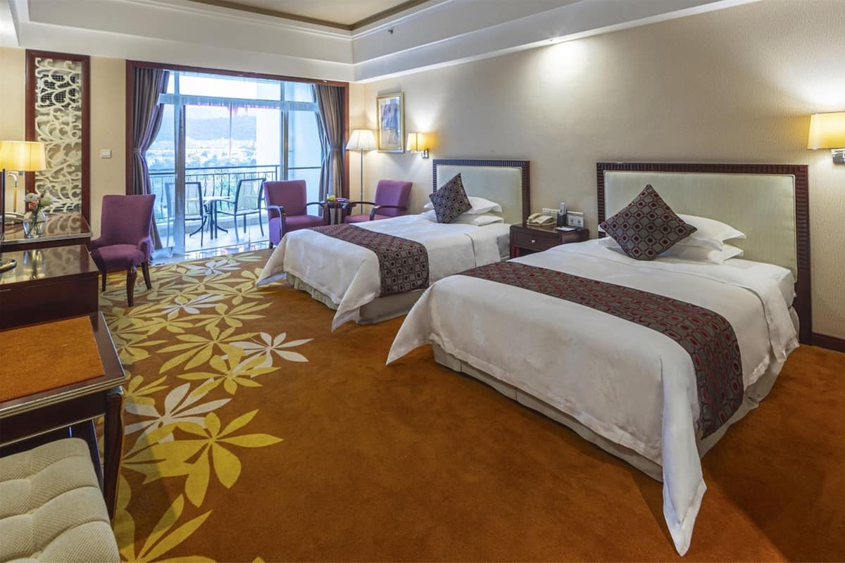 Minibar, in-room safe, desk, blackout curtains