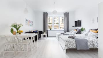 Departamento superior, 1 habitación, cocina | Ropa de cama de alta calidad y decoración personalizada