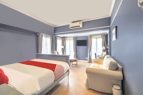Quarto casal premier | Escrivaninha, Wi-Fi de cortesia, roupa de cama