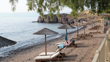 Private beach, windsurfing, rowing