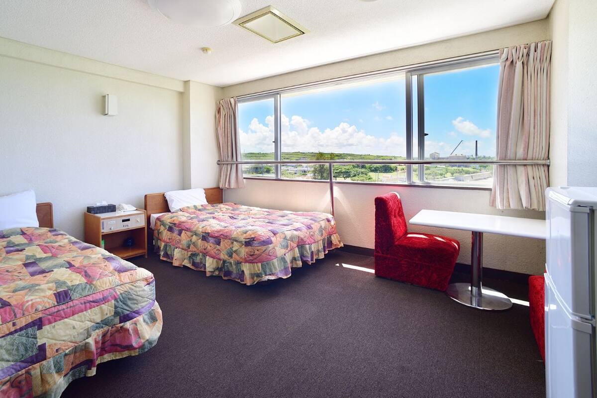 Desk, WiFi (free), bed sheets