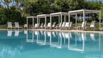 Alberca al aire libre por temporada