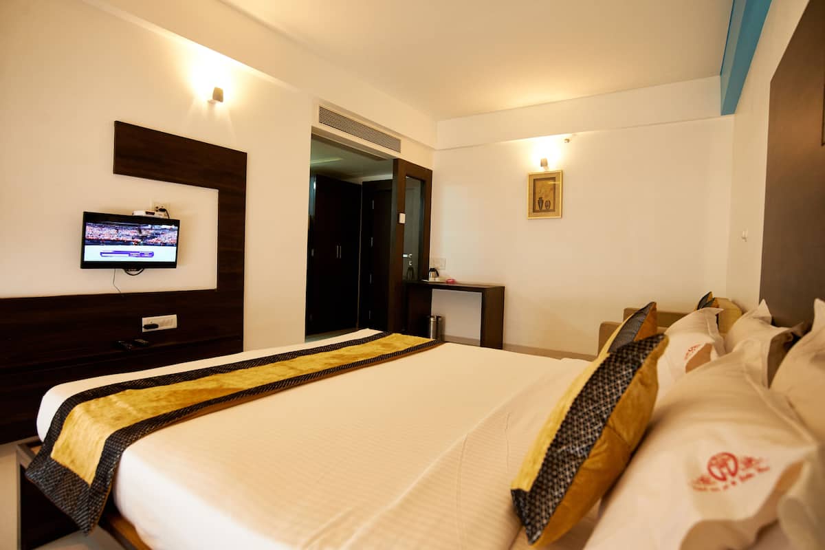 1 chambre, literie de qualité, lit avec matelas en mousse à mémoire