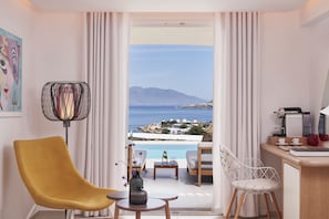 Superior Room, Private Pool, Sea View (Horizon) | Premium bedding, pillowtop beds, minibar, in-room safe