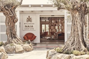 Property entrance - Myconian Naia - Preferred Hotels & Resorts (Mykonos)
