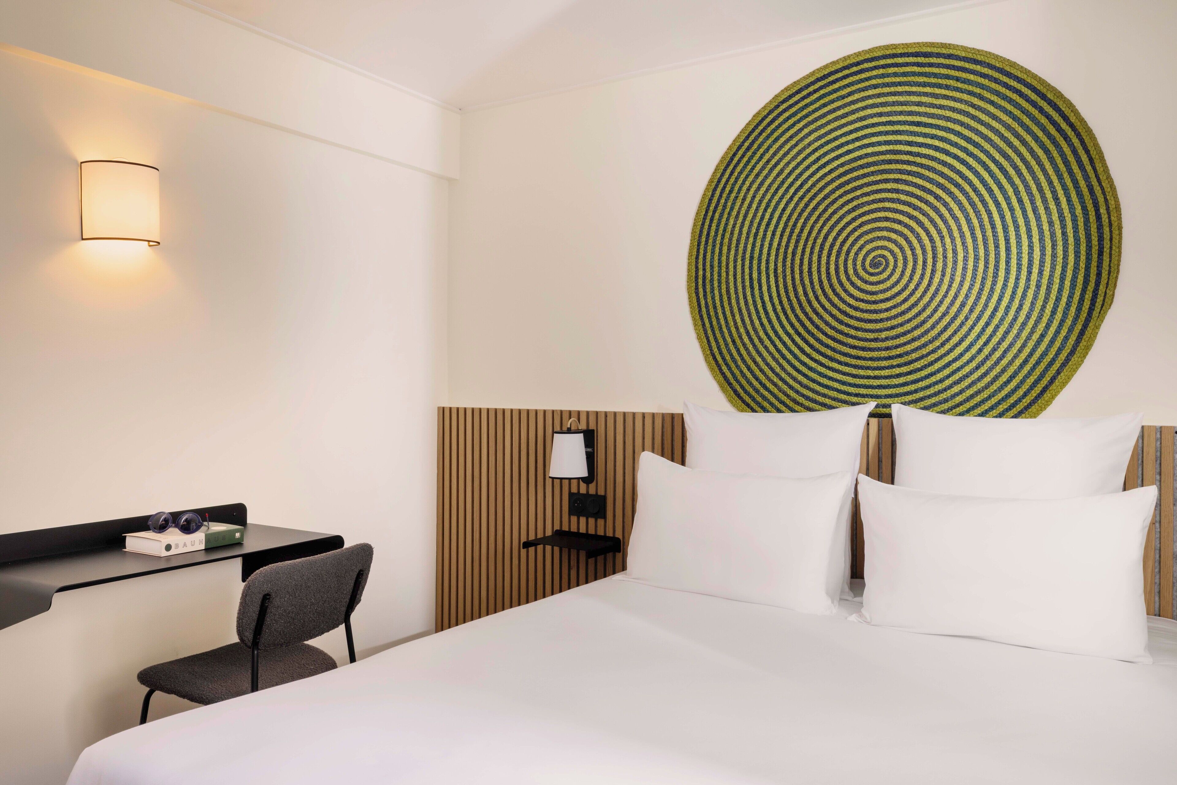 double room | desk, blackout curtains, soundproofing, iron/ironing board