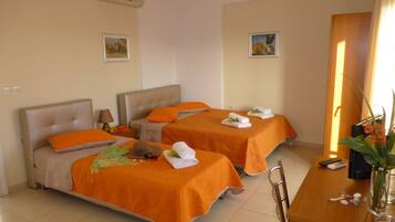 Chambres insonorisées, fer et planche à repasser, Wi-Fi gratuit