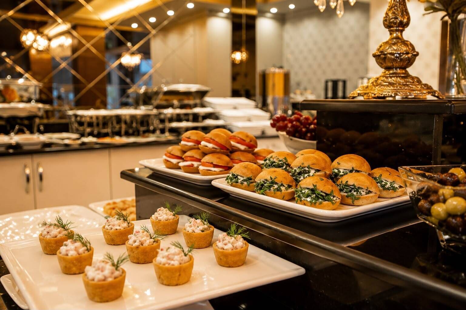 Desayuno estilo bufé