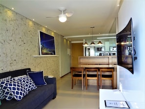Luxury Apartment | Living area | LED TV