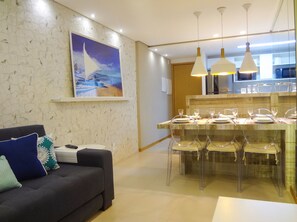 Luxury Apartment | Living area | LED TV