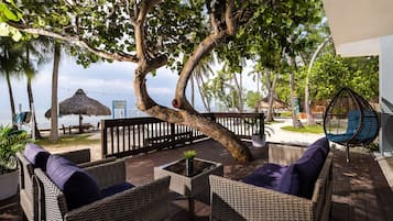 Superior Bungalow, Multiple Beds, Beachfront (Ground Level Sleeps 6) | Terrace/patio