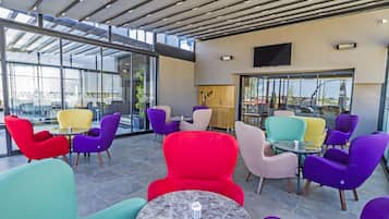 Sala de estar en el lobby