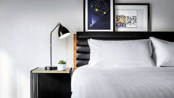 Premium bedding, pillow-top beds, in-room safe, desk