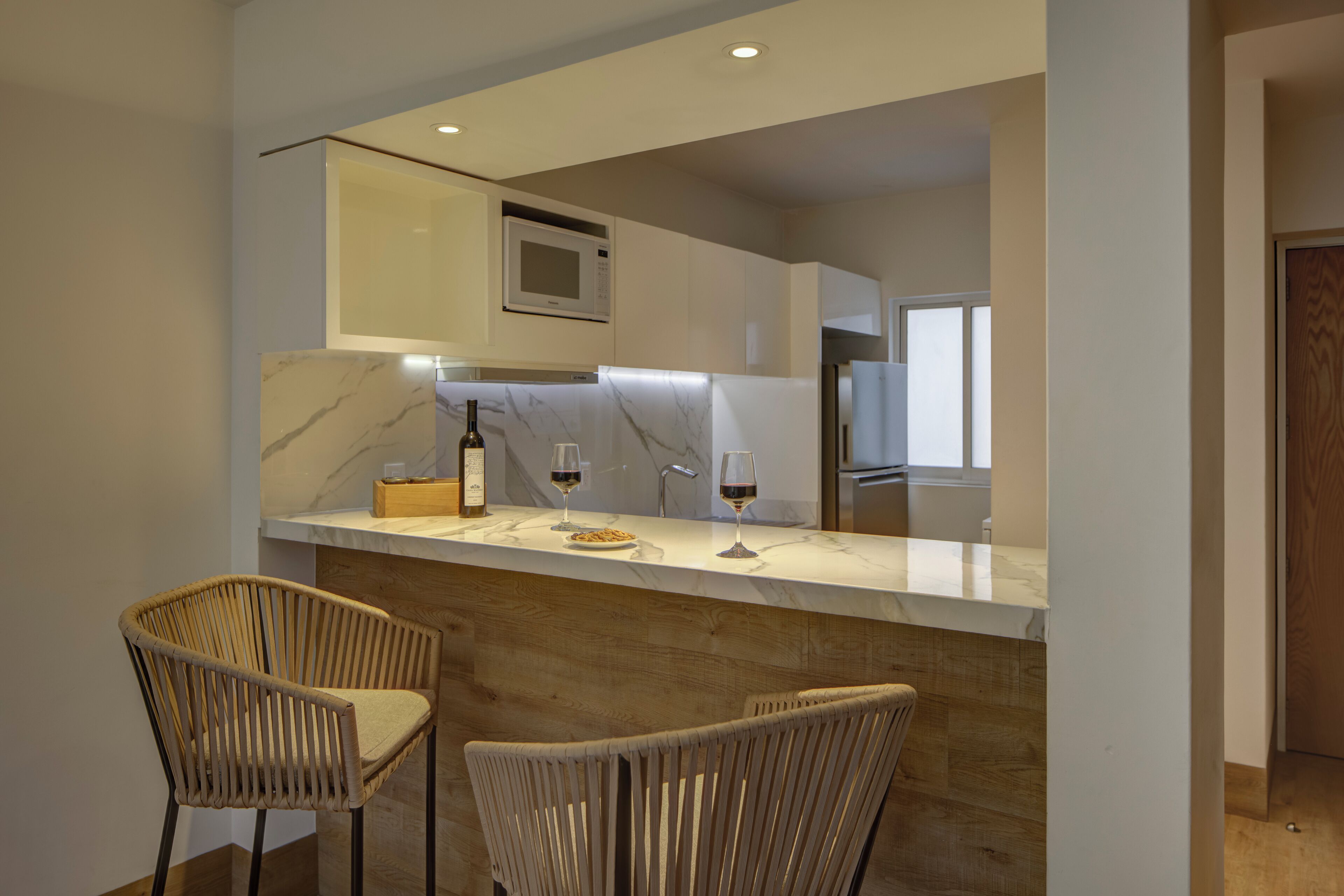 suite superior con balcon | private kitchen
