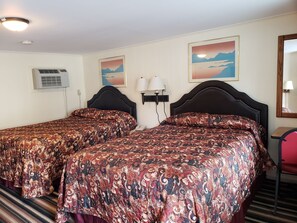 Room, 2 Double Beds | Free WiFi, bed sheets