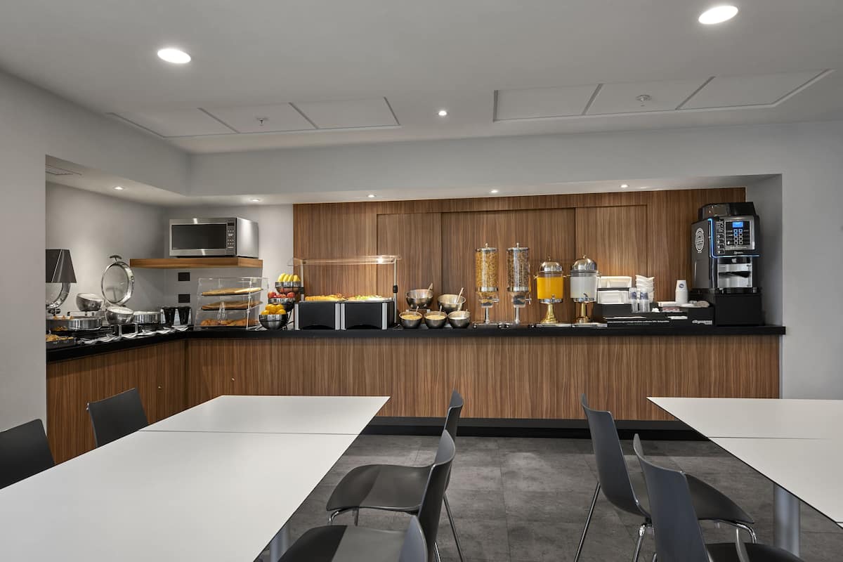 free daily self-service breakfast