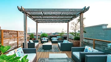 Terrasse sur le toit