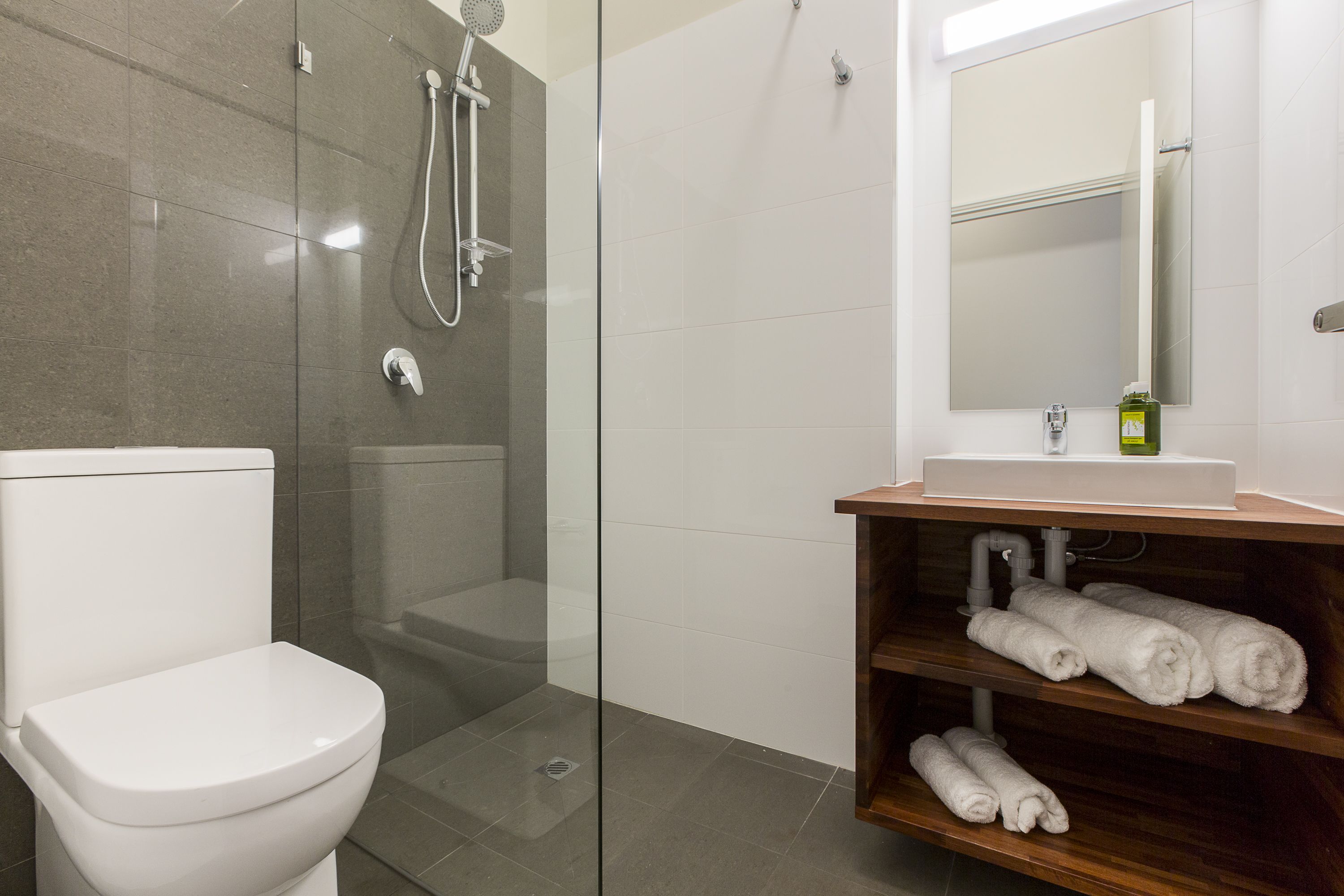 Deluxe Double Room | Bathroom | Shower, free toiletries, hair dryer, towels