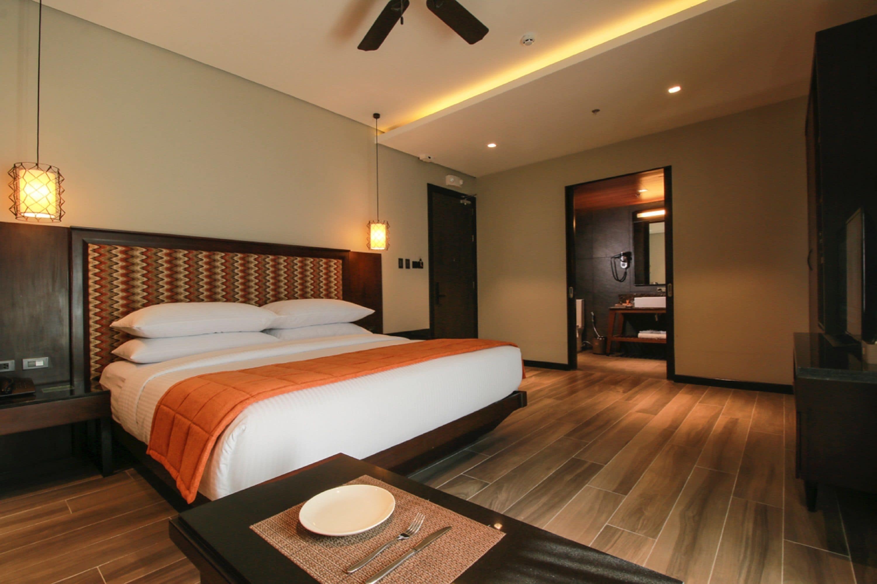 bayview deluxe king | 1 bedroom, in-room safe, desk, blackout curtains