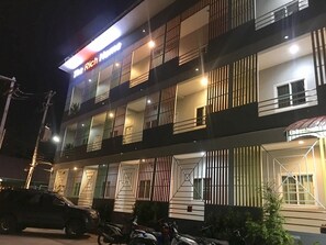 Front of property – evening/night