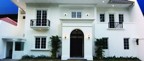 Façade de l’hébergement