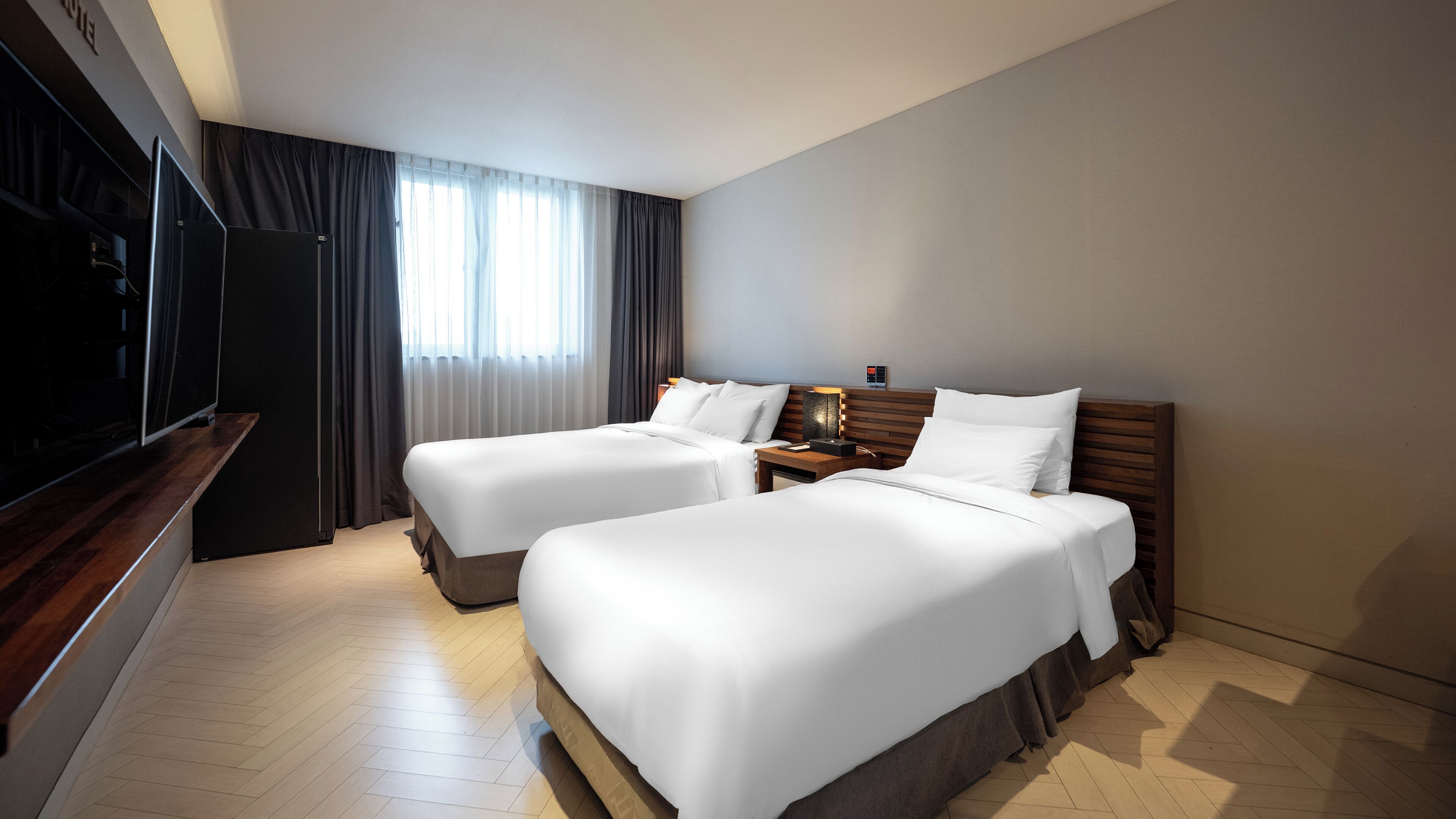 Family Twin Room | 羽绒被、免费 WiFi