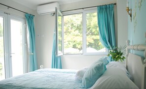 Morning Breeze Number 5 | Lakens van Egyptisch katoen, individueel gedecoreerd