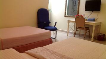 Desk, iron/ironing board, free WiFi