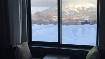 Twin or Double Room, Non-Smoking, Mt.Yotei View (Extra-bed for the third person with additional fee) | Desk, free WiFi, bed sheets