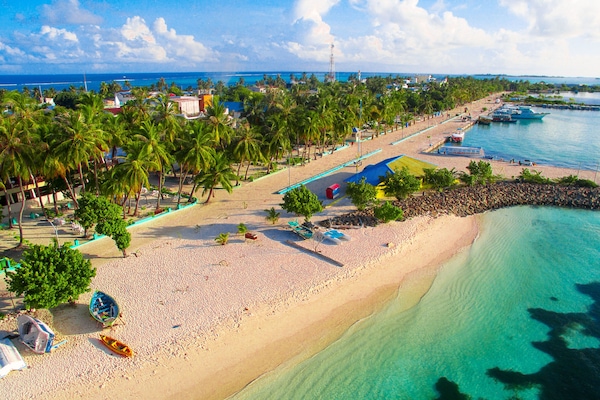 Accommodatie ligt op het strand