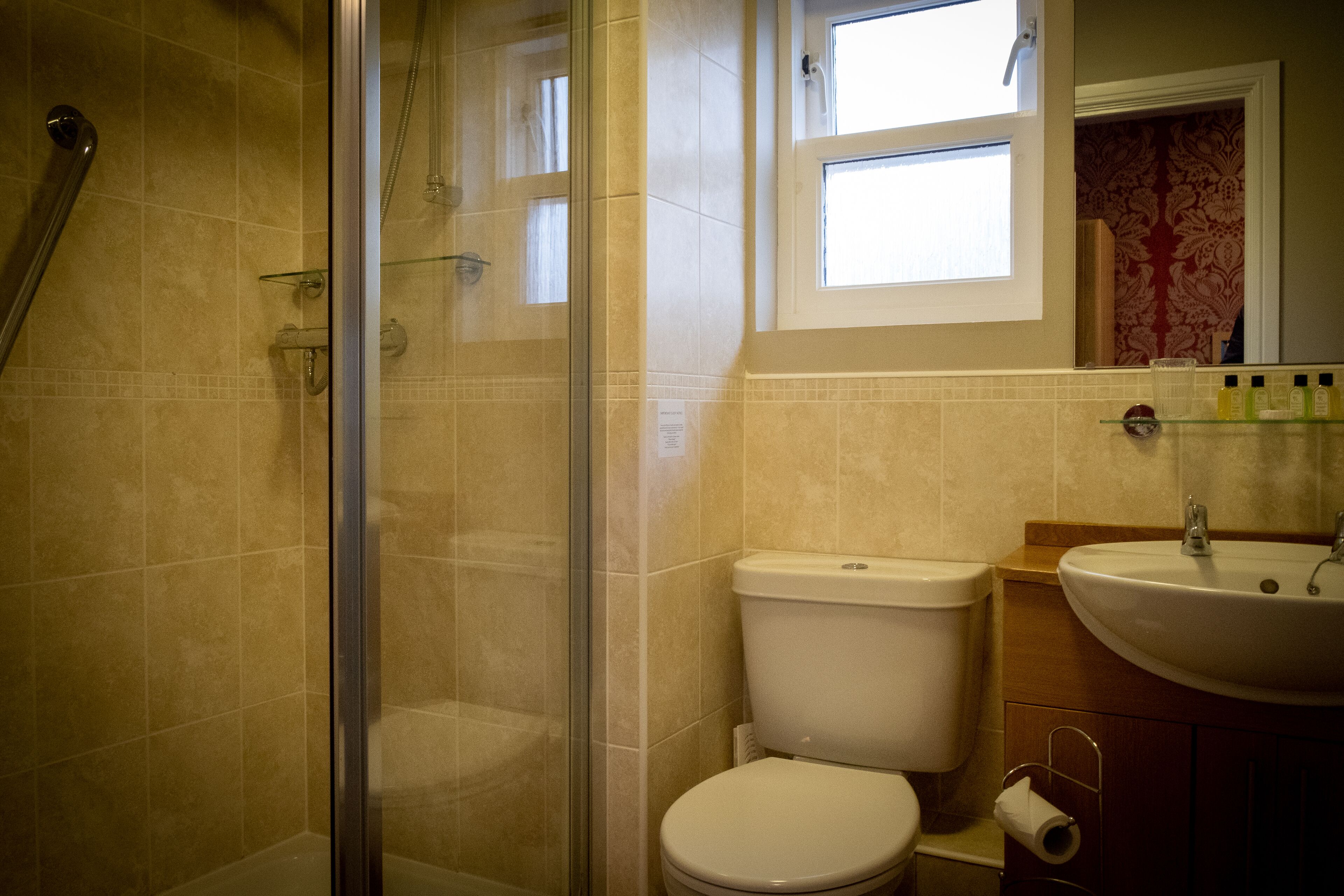 classic twin room | bathroom | free toiletries, hair dryer, towels