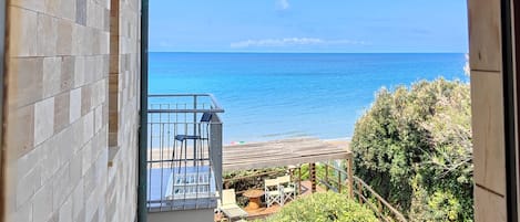 Superior Apartment, 2 Bedrooms, Terrace, Partial Sea View | Terrace/patio