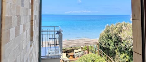 Superior Apartment, 2 Bedrooms, Terrace, Partial Sea View | Terrace/patio