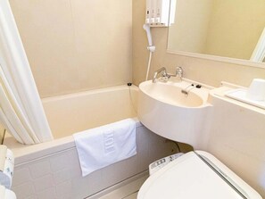Duschwanne, Komfortbadewanne, kostenlose Toilettenartikel, Haartrockner
