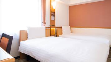 Desk, laptop workspace, blackout drapes, free WiFi