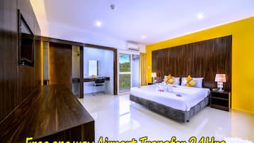 Deluxe Double Room | 1 bedroom, desk, laptop workspace, soundproofing
