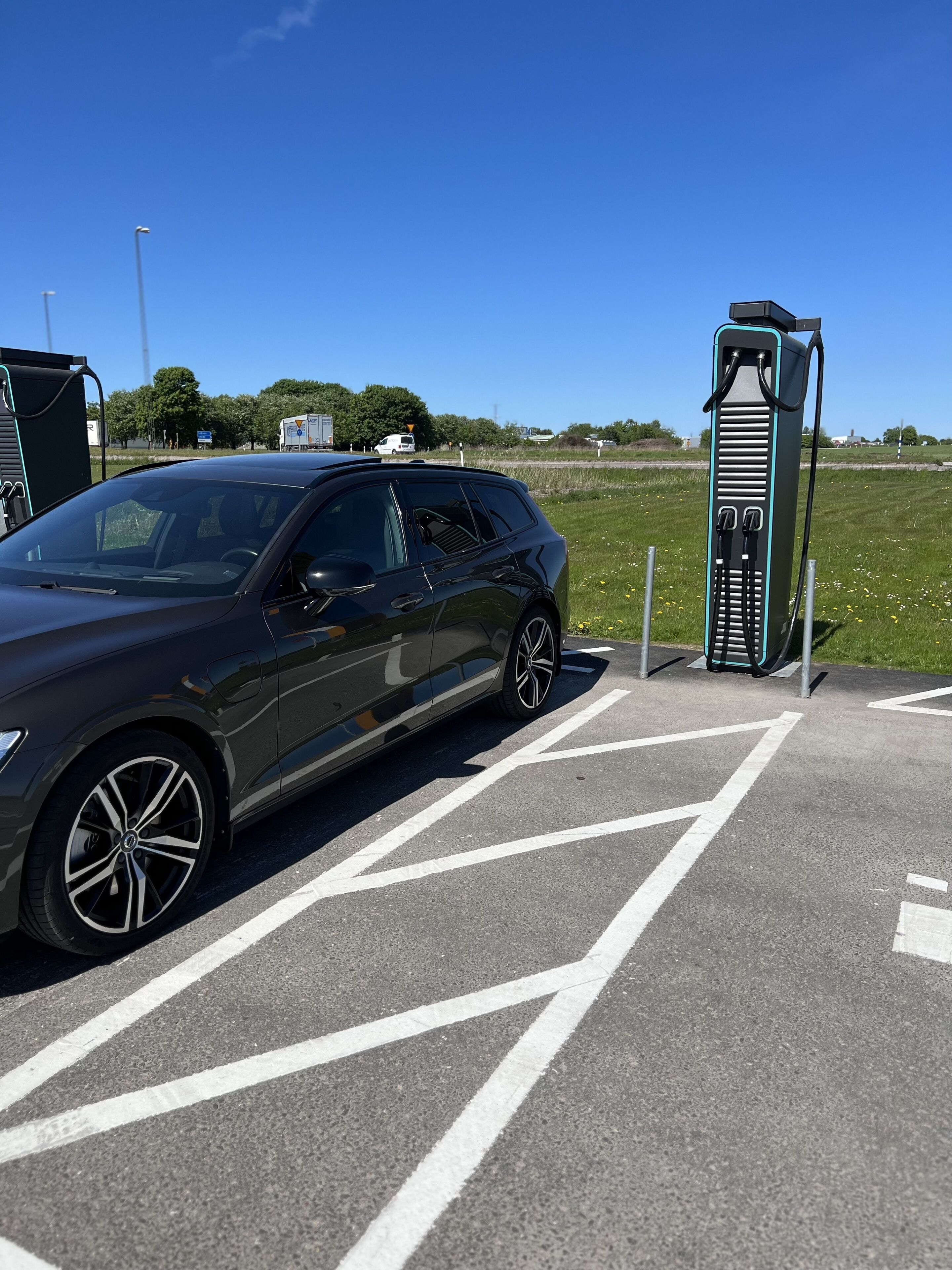 Punto de recarga de coches eléctricos