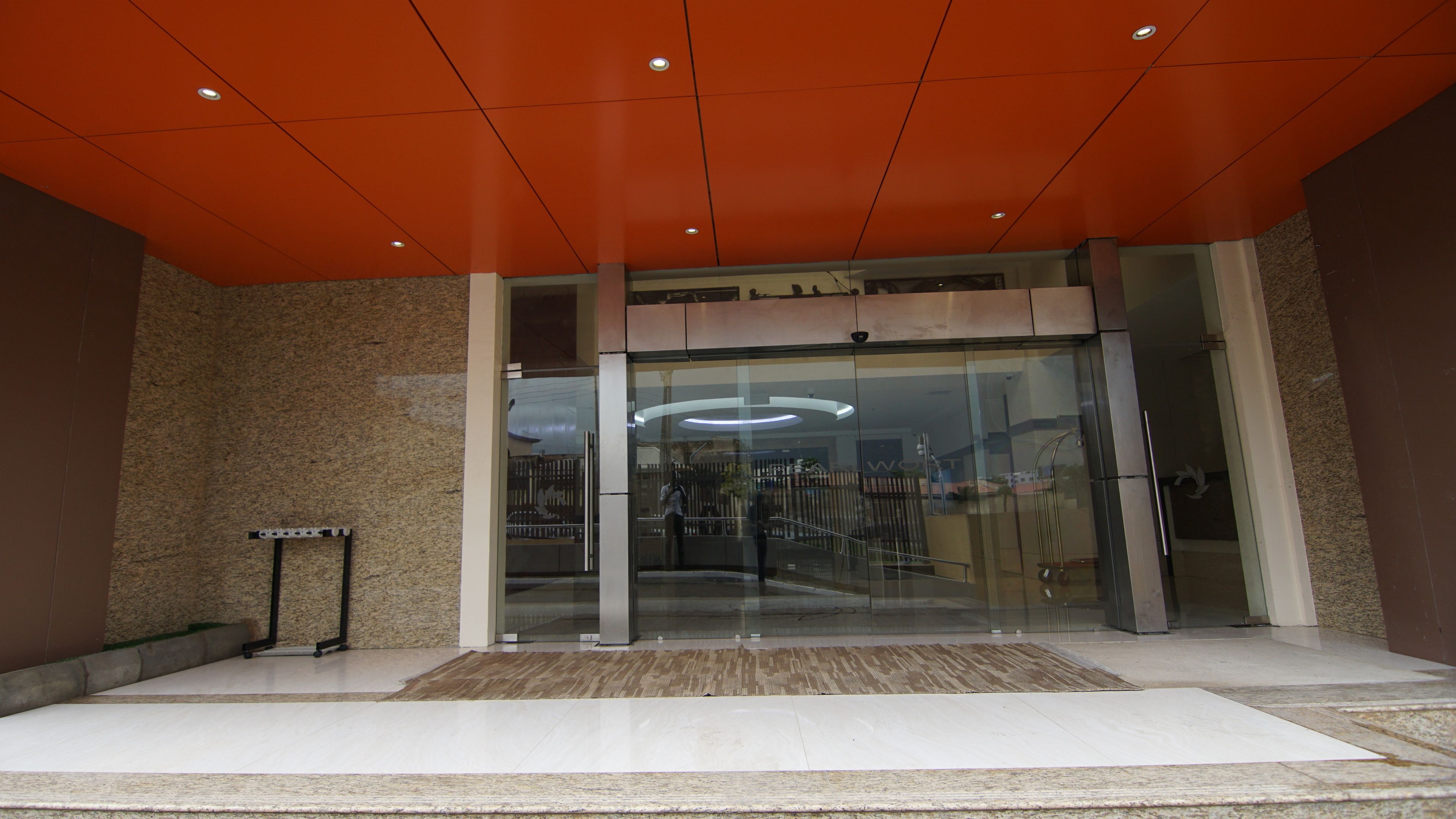 Front of property – evening/night