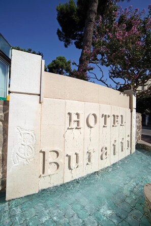 Exterior detail - Hotel Buratti (Cervia)