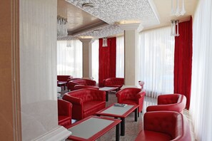 Sittområde i lobbyn